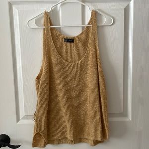 EUC Gap size XL woven tank. Gold in color and great all seasons!